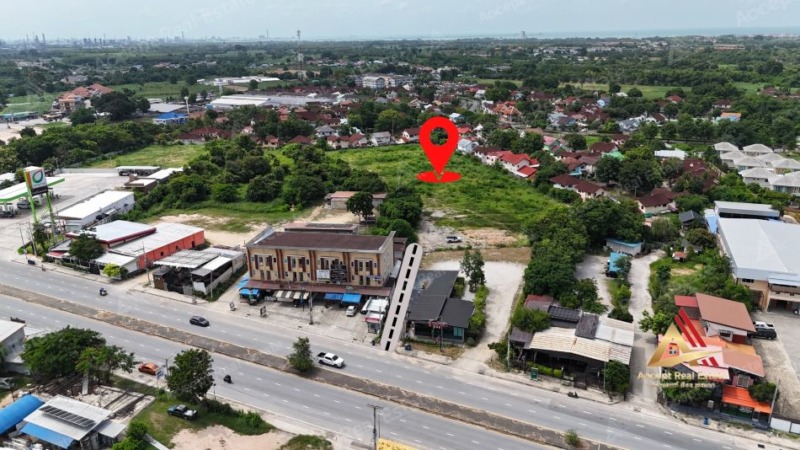 ขายที่ดินเปล่าใจกลางเมือง บ้านฉาง ระยอง ทำเลดี ใกล้ถนนบูรพาพัฒน์แค่ 50 เมตร
