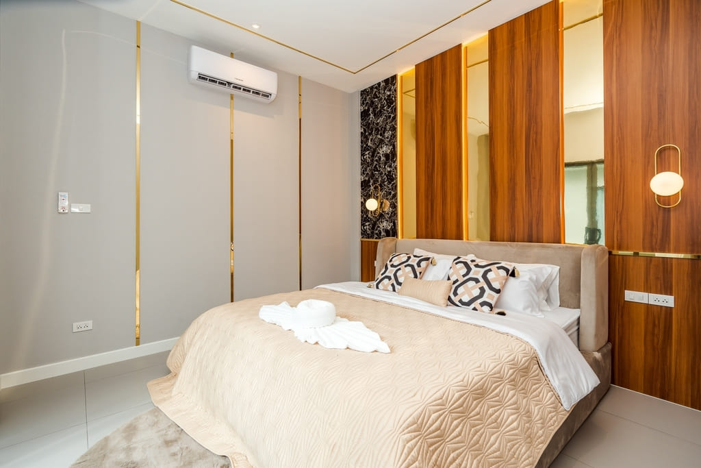 ขายบ้านเดี่ยวหัวหิน-ชะอำ ตกแต่งบ้านหรูหราและสง่างาม 1 ชั้น 65.7 ตารางวา พื้นที่ใช้สอย 120 ตารางเมตร