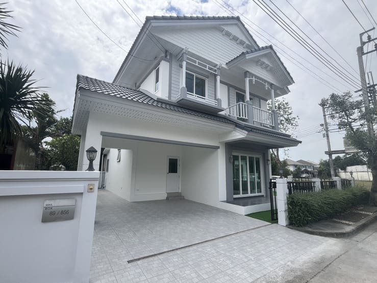 ขายบ้านเดี่ยว หัวมุม 52 ตรวา หมู่บ้านเพอร์เฟคพาร์ค พระราม5 – บางใหญ่ รีโนเวทใหม่ นนทบุรี perfect park ฟรีโอน