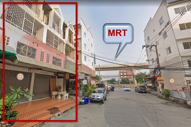 MRTเคหะราม รามคำแหง 170-184 ห่างจากถ.ใหญ่ 20 ม. 38ตรว.โฮมออฟฟิต 3ชั้น 2คูหาติดกัน 428ตรม. 10นอน
