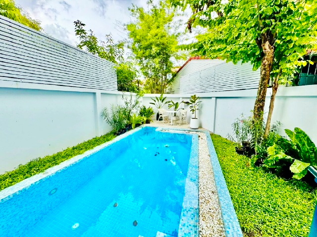 BTS พระโขนง 400 ม. Pool Villa สุขุมวิท 63-69 ให้เช่าคฤหาสน์หรู 3ชั้น 62ตร.วา.412ตร.ม.พร้อมเฟอร์ แอร์ ซ.สุขุมวิท 65-69 5