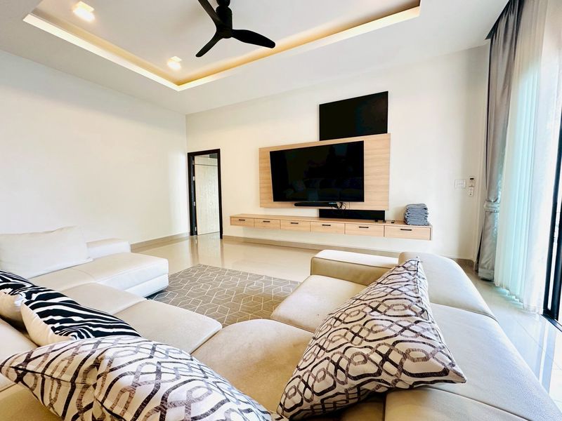 บ้านสวยตกแต่งพร้อมอยู่ บ้านเดี่ยวพร้อมสระว่ายน้ำส่วนตัว โป่งมาบประชัน