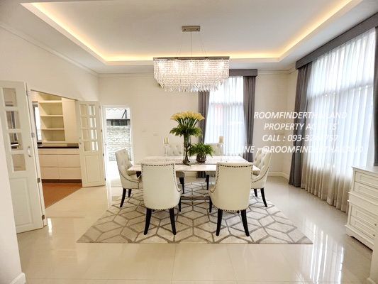 [ให้เช่า] FOR RENT MILTON RESIDENCE RAMINTRA / 3 bedrooms 3 bathrooms / 75 Sqw. 280 Sqm. **85,000** CLOSE TO FASHION ISLAND MALL