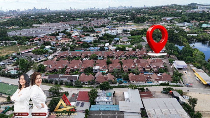 ขายบ้านเดี่ยวใกล้ทะเลพัทยา พร้อมเข้าอยู่ บนพื้นที่ 186.4 ตร.ว.