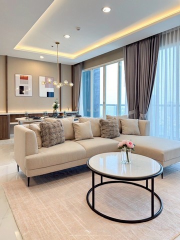 คอนโดให้เช่า Menam Residences (แม่น้ำ เรสซิเดนท์) วิวแม่น้ำ ใกล้เอเชียทีค ติดถนนเจริญกรุง