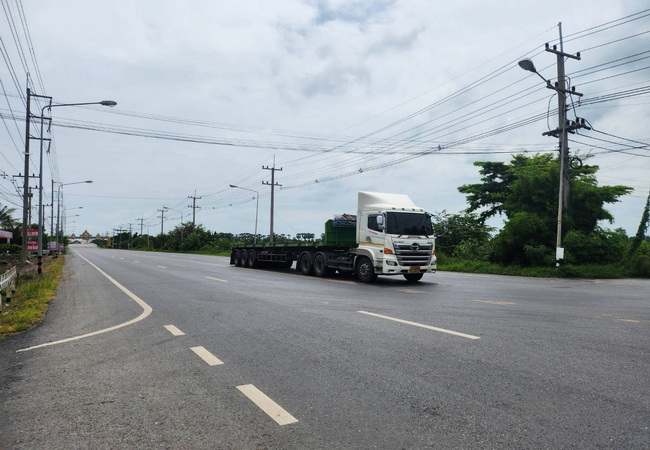 ขายที่ดิน คลอง 14 ติดถนนลำลูกกา เนื้อที่ 6-3-59 ไร่ ถมแล้ว ติดถนน 2 ด้าน