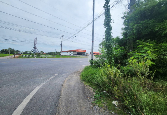 ขายที่ดิน คลอง 14 ติดถนนลำลูกกา เนื้อที่ 6-3-59 ไร่ ถมแล้ว ติดถนน 2 ด้าน