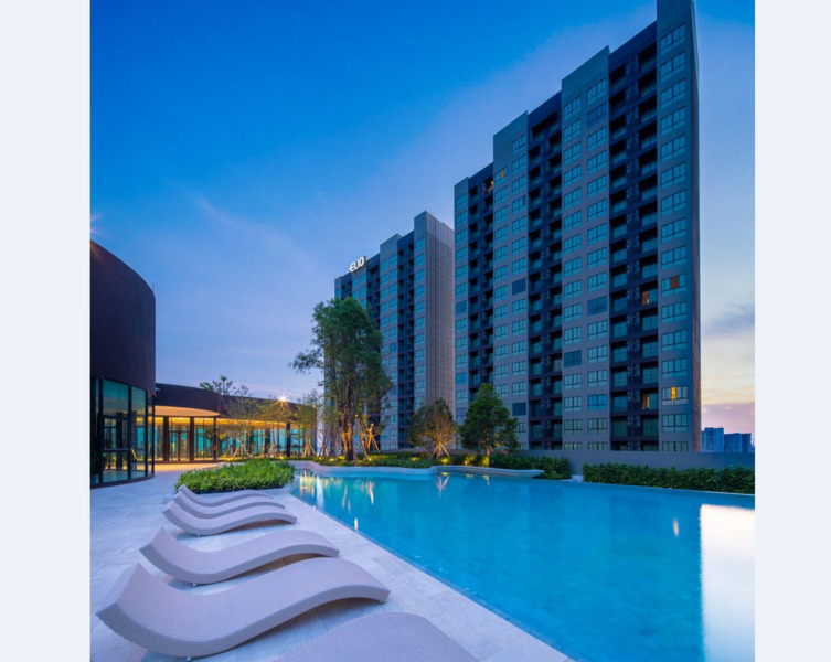 ขายพร้อมผู้เช่า Condo Elio Del Nest Sukhumvit 103 ห้อง 26 ตร.ม ชั้น8 ทิศเหนือ ตกแต่งครบ