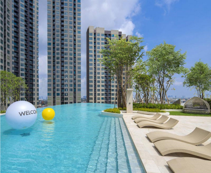 ขายพร้อมผู้เช่า Condo Elio Del Nest Sukhumvit 103 ห้อง 26 ตร.ม ชั้น8 ทิศเหนือ ตกแต่งครบ