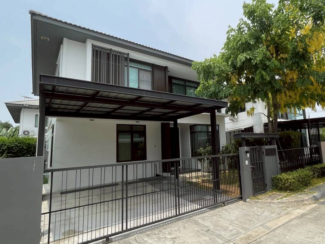 ให้เช่าบ้านเดี่ยว หมู่บ้านมัณฑนา อ่อนนุช – วงแหวน 3 ใกล้สนามบินสุวรรณภูมิ พร้อมเข้าอยู่