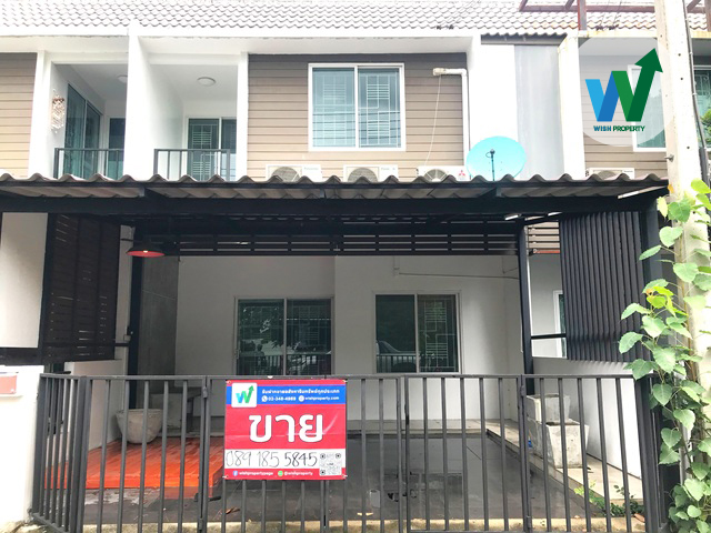 หมู่บ้านเดอะ คัลเลอร์ อารียา ขายทาวน์เฮ้าส์ สภาพดีมาก 20 ตร.ว. ต่อเติมครบ 4 ห้องนอน 2 ห้องน้ำ 4 แอร์ 2 ที่จอดรถ