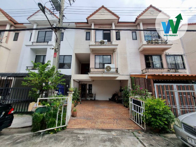 บ้านฟ้านันทวัน หทัยราษฎร์ 3 ชั้น ขายด่วน ใกล้รถไฟฟ้า สายสีชมพู-ตลาดมีนบุรี